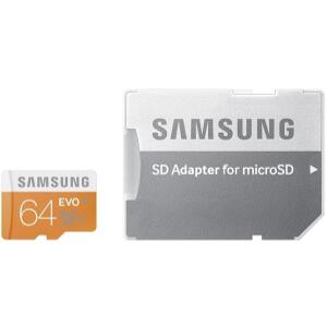 SAMSUNG MB-MP64DA/EU EVO 64GB MICRO SDXC CLASS 10 + ADAPTER