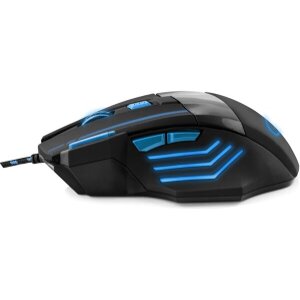 ESPERANZA EGM201B WIRED MOUSE FOR GAMERS 7D OPTICAL USB MX201 WOLF BLUE