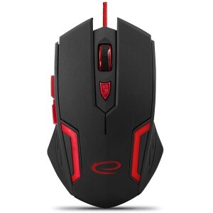 ESPERANZA EGM205R WIRED MOUSE FOR GAMERS 6D OPTICAL USB MX205 FIGHTER RED
