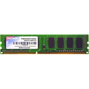 RAM PATRIOT DIMM 4GB DDR3-1333 SIGNATURE LINE PSD34G13332