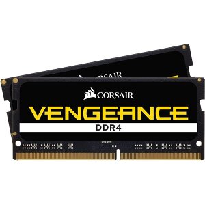 RAM CORSAIR CMSX16GX4M2A2666C18 VENGEANCE BLACK 16GB (2X8GB) SO-DIMM DDR4 2666MHZ DUAL KIT