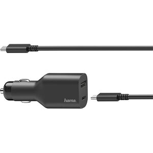 HAMA 200010 UNIVERSAL USB-C CAR NOTEBOOK POWER SUPP. UNITPOWER DELIVERY (PD)5-20V/70W