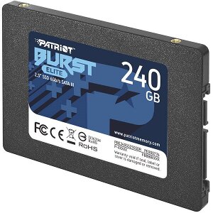 SSD PATRIOT PBE240GS25SSDR BURST ELITE 240GB 2.5' SATA 3