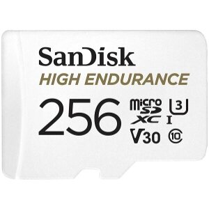 SANDISK SDSQQNR-256G-GN6IA HIGH ENDURANCE 256GB MICRO SDXC U3 V30 CLASS 10 WITH ADAPTER