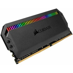 RAM CORSAIR CMT64GX4M2E3200C16 DOMINATOR PLATINUM RGB BLACK 64GB (2X32GB) DDR4 3200MHZ DUAL KIT