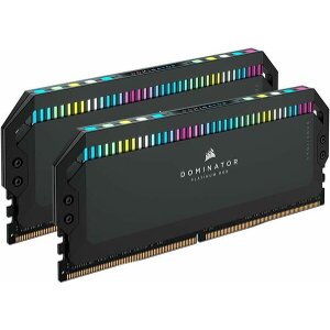 RAM CORSAIR CMT64GX5M2B5200C40 DOMINATOR PLATINUM RGB BLACK 64GB (2X32GB) DDR5 5200MHZ DUAL KIT