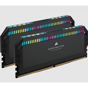 RAM CORSAIR DOMINATOR PLATINUM RGB BLACK 32GB (2X16GB) DDR5 5600MHZ CL36 DUAL KIT CMT32GX5M2B5600C3