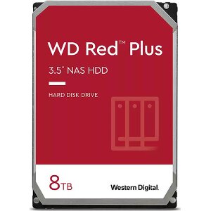 HDD WESTERN DIGITAL WD80EFZZ RED PLUS NAS 8TB 3.5'' SATA3