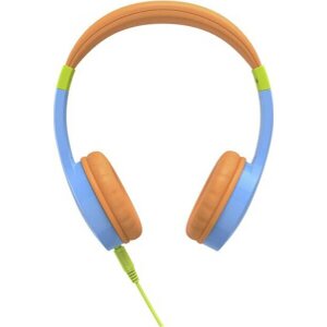 HAMA 184106 KIDS GUARD CHILDRENS HEADPHONES ON-EAR VOLUME LIMITER FLEXIBLE BLUE