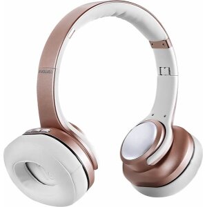 EVOLVEO SUPREMESOUND 8EQ BLUETOOTH HEADPHONES WITH SPEAKERS AND EQUALIZER 2IN1 ROSE-GOLD