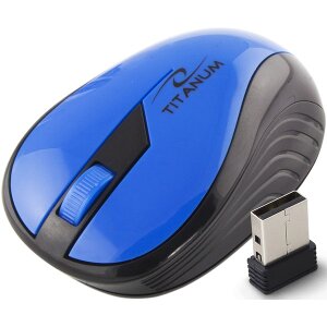 ESPERANZA TM114B TITANUM WIRELESS OPTICAL MOUSE 2.4GHZ 3D USB RAINBOW BLUE