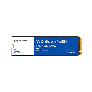SSD WESTERN DIGITAL WDS200T3B0E BLUE SN580 2TB NVME M.2 2280 PCIE GEN4 X4