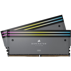 RAM CORSAIR CMP64GX5M2B6000Z30 DOMINATOR TITANIUM RGB BLACK 64GB (2X32GB) DDR5 6000 CL30 DUAL KIT