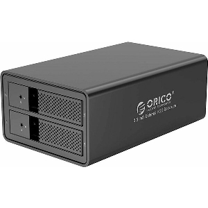 ORICO 9528U3-EU-BK-BP HARD DRIVE ENCLOSURE 2 BAY 3.5 HDD USB 3.0 TYPE B