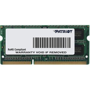 RAM PATRIOT PSD34G1600L2S SIGNATURE LINE FOR ULTRABOOK 4GB SO-DIMM DDR3 1600MHZ