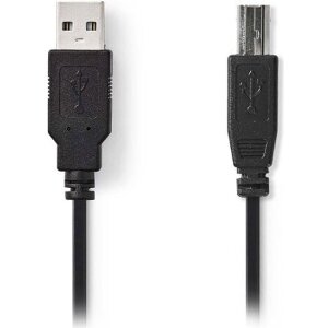 NEDIS CCGT60100BK20 USB 2.0 CABLE A MALE - USB-B MALE 2M BLACK