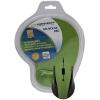 ESPERANZA EM125G OPTICAL MOUSE WITH GEL MOUSE PAD GREEN