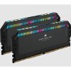 RAM CORSAIR DOMINATOR PLATINUM RGB BLACK 32GB (2X16GB) DDR5 5600MHZ CL36 DUAL KIT CMT32GX5M2B5600C3