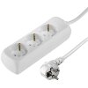 HAMA 108842 3-WAY POWER STRIP, WITH CHILD PROTECTION, 5 M, WHITE