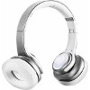 EVOLVEO SUPREMESOUND 8EQ BLUETOOTH HEADPHONES WITH SPEAKERS AND EQUALIZER 2IN1 SILVER