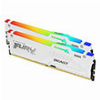 RAM KINGSTON KF552C40BWAK2-64 FURY BEAST WHITE RGB 64GB (2X32GB) DDR5 5200MHZ CL40 XMP DUAL KIT