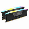 RAM CORSAIR CMH32GX5M2B5600C40K VENGEANCE RGB BLACK 32GB (2X16GB) DDR5 5600MT/S CL40 DUAL KIT