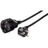 HAMA 47870 PROFI EXTENSION CABLE WITH EARTH CONTACT 5M BLACK