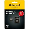 INTENSO 3413490 MICRO SDXC 64GB CLASS 10 WITH ADAPTER