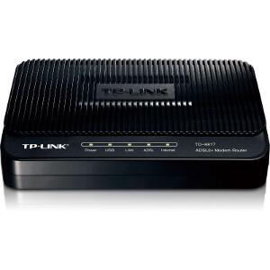 TP-LINK TD-8817 ADSL2+ USB+ETHERNET ANNEX A (PSTN) ROUTER + SPLITTER