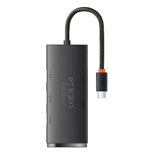 BASEUS USB HUB 4-PORT USB TYPE-C LITE 25CM BLACK