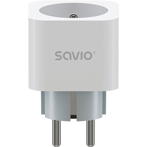 SAVIO AS-01 WHITE SMART WI-FI SOCKET FOR ANDROID/IOS