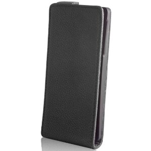 LEATHER CASE STAND FOR SAMSUNG S6310 BLACK