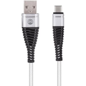FOREVER SHARK USB TYPE-C CABLE 2A 1M WHITE