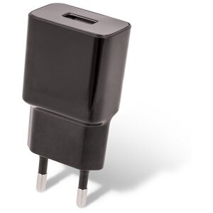 SETTY USB WALL CHARGER 2,4A BLACK