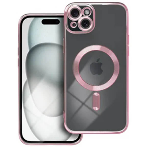 ELECTRO MAG COVER CASE WITH MAGSAFE FOR IPHONE 15 PLUS ROSE GOLD