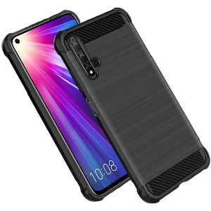 FORCELL CARBON BACK COVER CASE FOR HUAWEI HONOR 20 / NOVA 5T BLACK