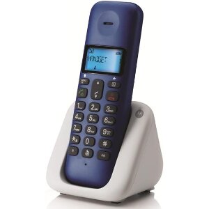 MOTOROLA T301RB DECT CORDLESS PHONE ROYAL BLUE GR