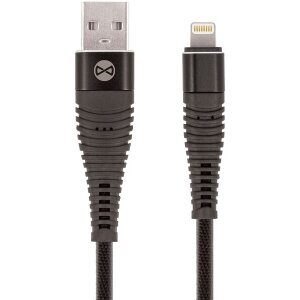 FOREVER 8-PIN CABLE FOR APPLE IPHONE SHARK BLACK