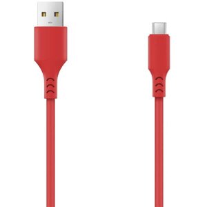 SETTY CABLE USB- MICROUSB 1,0 M 2A RED