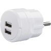 HAMA 121989 TRAVEL CHARGER 2X USB 2.1A WHITE