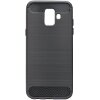 FORCELL CARBON BACK COVER CASE FOR SAMSUNG GALAXY J6 2018 BLACK