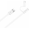 HUAWEI AP55S USB TYPE-A TO TYPE-C AND MICRO-USB DATA CABLE 1.5M WHITE