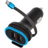 FOREVER CC-02 DUAL USB CAR CHARGER 3A WITH CABLE MICROUSB