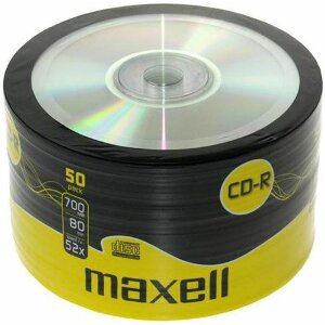 MAXELL CD-R 700MB 80MIN 52X SHRINK PACK 50PCS