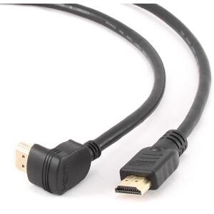 CABLEXPERT CC-HDMI490-6 HDMI V.1.4 CABLE 90° MALE TO STRAIGHT MALE CONNECTORS GOLD PLATED 1.8M