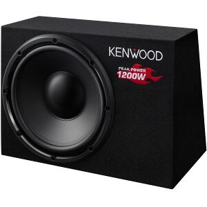 KENWOOD KSC-W1200B 12''/ 30CM 1200W/300W RMS BOX-TYPE PASSIVE SUBWOOFER