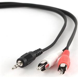CABLEXPERT CCA-458-2.5M 3.5MM STEREO TO RCA PLUG CABLE 2.5M