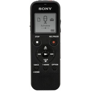 SONY ICD-PX370 MONO DIGITAL VOICE RECORDER 4GB WITH BUILT-IN USB BLACK