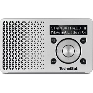 TECHNISAT DIGITRADIO 1 PORTABLE DAB+ / FM RADIO WITH BUILT-IN RECHARGEABLE BATTERY SILVER