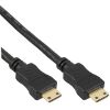 INLINE HDMI MINI CABLE HIGH SPEED TYPE C MALE TO C MALE GOLD PLATED 1M